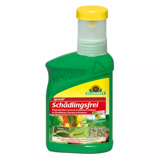 NEUDORFF Spruzit Schädlingsfrei 250ml Blattlaus Schildlaus Läuse Zikaden Thripse