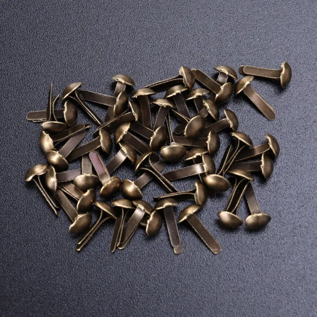 Metal Brass Fasteners Paper Fasteners for Crafts Gold 1000pcs Paper  Fastener 15MM Brads Paper Fasteners Document