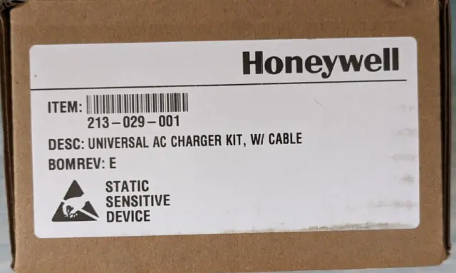 Honeywell Universal AC Charger kit with cable 213-029-001 (Intermec)