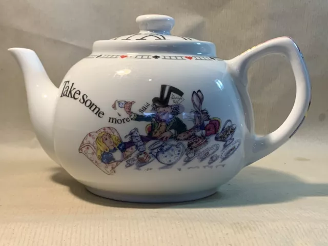 Paul Cardew, Alice in Wonderland, mad hatters tea party, tea pot.