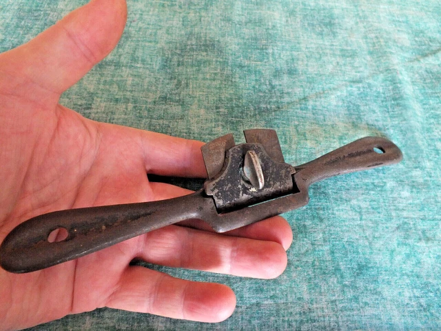 VINTAGE STANLEY No.64 SPOKE SHAVE FLAT BOTTOM 2