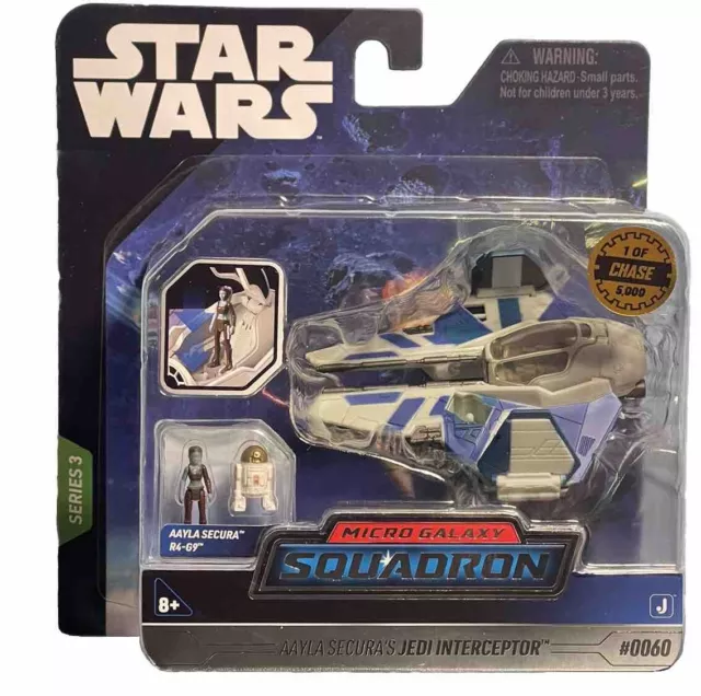 STAR WARS Micro Galaxy SQUADRON Aayla Secura's Jedi Interceptor 1 Of 5000 Chase