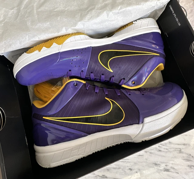 Nike Zoom Kobe 4 Protro x Undefeated Los Angeles Lakers (CQ3869-500) Size 9