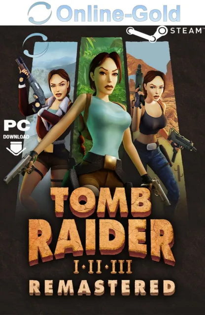 Tomb Raider I-III Remastered - PC Steam Code numérique - UE