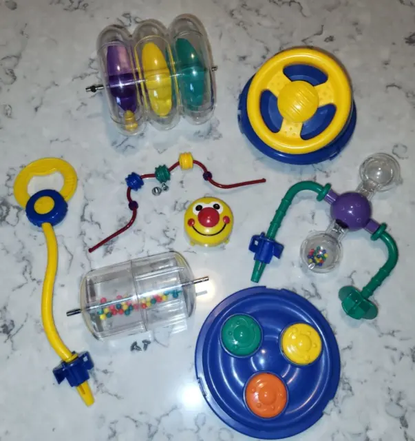Evenflo Megasaucer Exersaucer Replacement Part Lot Spinning Toy Steering Wheel
