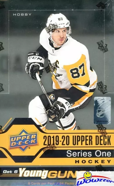 2019/20 Upper Deck Series 1 Hockey Factory Sealed HOBBY Box-6 YOUNG GUNS RC