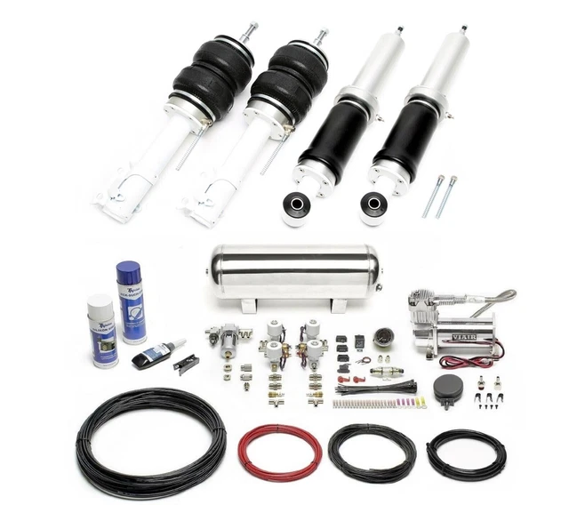 Ta technix Air Châssis Viair Kit de Compresseur Argent pour VW Golf III Variant