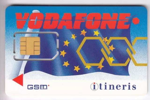 Telecarte Gsm Sim Collector .. France Itineris Ft Vodafone Glacee +N° Chip/Puce