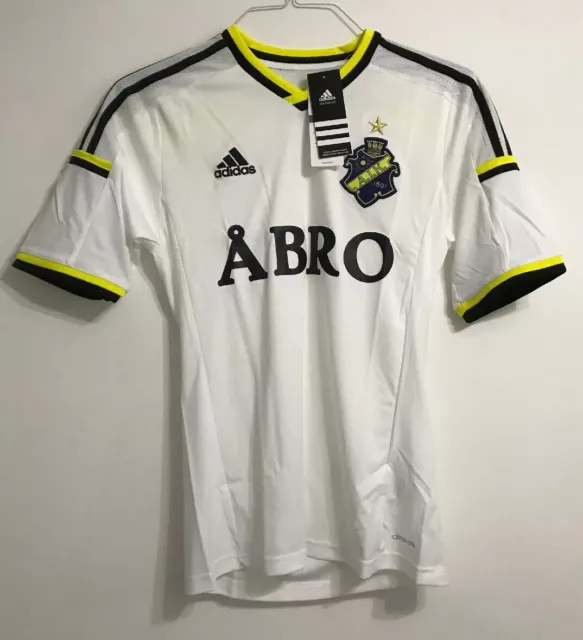 Herren Erwachsene AIK Stockholm Auswärtsfußball Shirt XXXL Adidas Brandneu mit Etikett 2014-2015