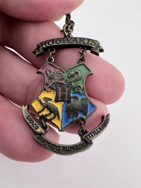 Harry Potter Hogwarts Pendant Necklace - Used