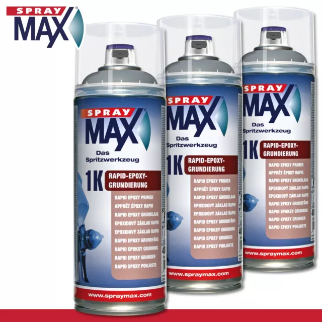 Kwasny SprayMax 3 x 400 ML 1K Rapid-Epoxy Capa de Fondo