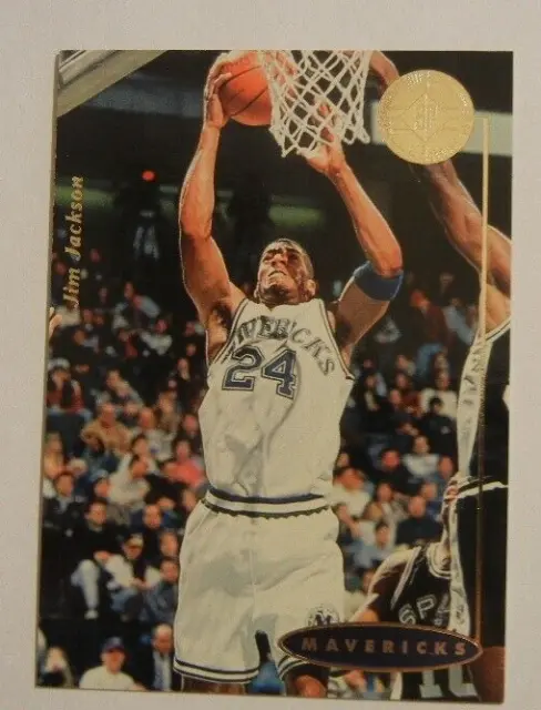 1995-96 Sp Championship Basketball Card Jim Jackson #48  Dallas Mavericks