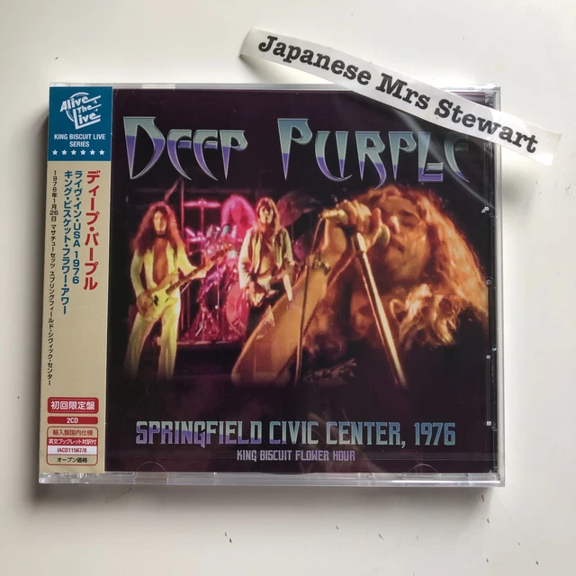 DEEP PURPLE SPRINGFIELD Civic Center 1976 King Biscuit Flower Hour