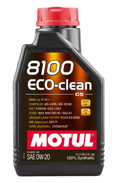 MOTUL Huile de graissage moteur 8100 ECO-CLEAN 0W20