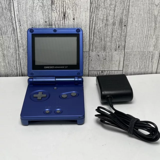 Nintendo GameBoy Advance SP System Pearl Blue w/ Charger Discounted