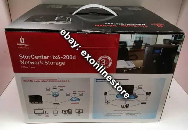 35438 - Iomega StorCenter ix4-200d 4TB 4x1TB Network Storage Cloud Edition 2