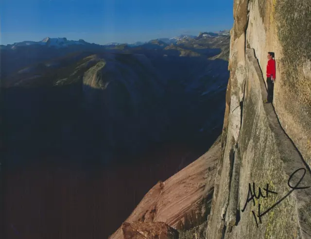ALEX HONNOLD Signed 8.5 x 11 Photo Signed REPRINT Adventure Mountain Climbing