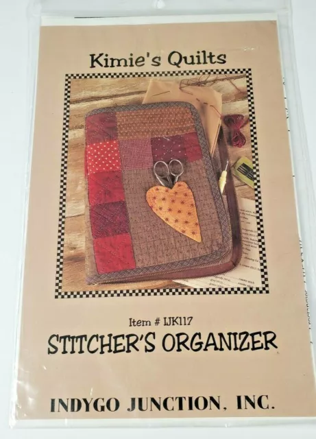 New Kimie's Quilts Stitcher's Organizer Pattern Quilt Quilting Craft Kit