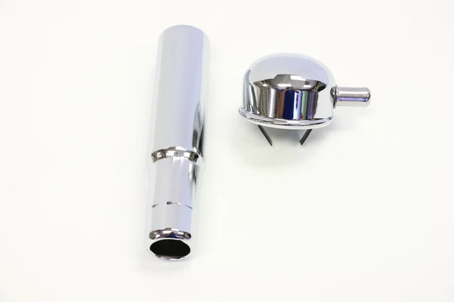 SRS Chrome Oil Filler Tube & Breather Cap – Small/Big Block Chevy SBC BBC 283-396