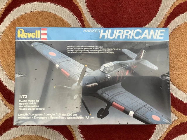 REVELL 4118 WWII Hawker Hurricane Fighter Plastic Model Kit 1/72 Scale ...