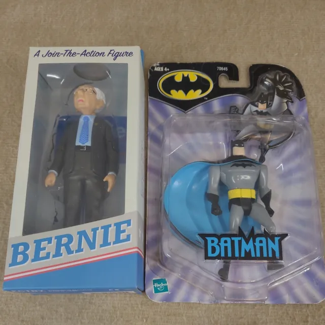 Bernie Sanders 6” Political Vinyl Action Figure FCTRY Feel the Bern 2016 Batman