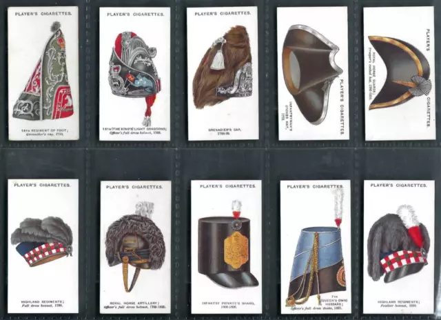 Player - Military Head Dress - Full Set Of 50 Cards