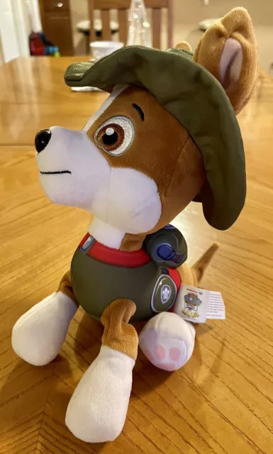 Paw Patrol Live Tracker Plush 8" Jungle Rescue Dog Stuffed Animal Spin Master I5