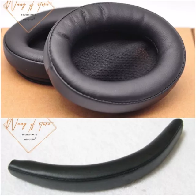 Replacement Ear Pads Headband Foam Cushion For Denon AH D1100 AH NC800 Headphone