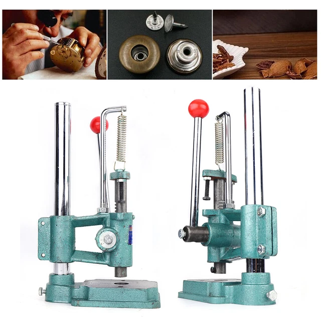 DIY LOGO PRESS Stamping Tool Heavy Duty Leather Embossing Machine Hole