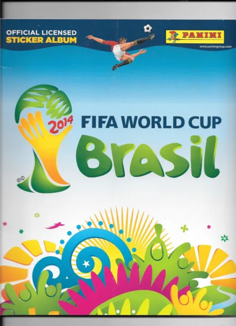 Album Panini World Cup Brasil 2014- Vierge (6 vignettes à coller)