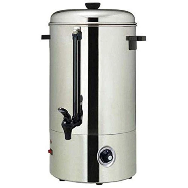 Adcraft WB-100 Low Volume Manual Fill Hot Water Dispenser Boiler, 100-Cup, Stain