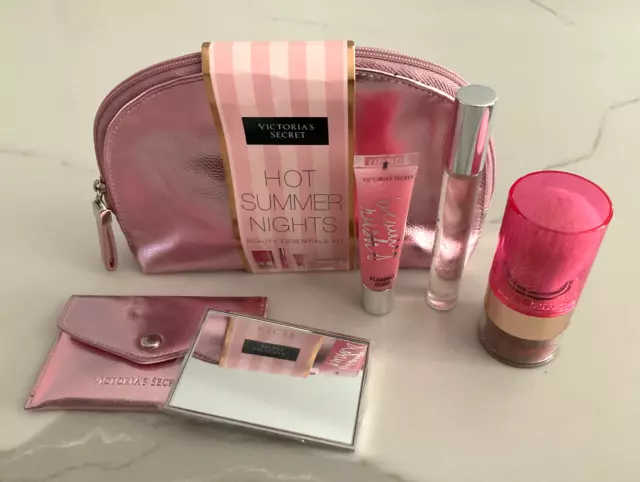 Victoria's Secret Pink Kit: Instant Bronzing Shimmer Powder, Lipgloss,Rollerball Victoria's Secret Pink Kit: Instant Bronzing Shimmer Powder, Lipgloss,Rollerball