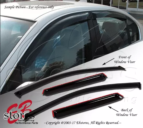 Vent Shade Window Visors 4DR Fit Hyundai Elantra 01-06 2001-2004 2005 2006 4pcs