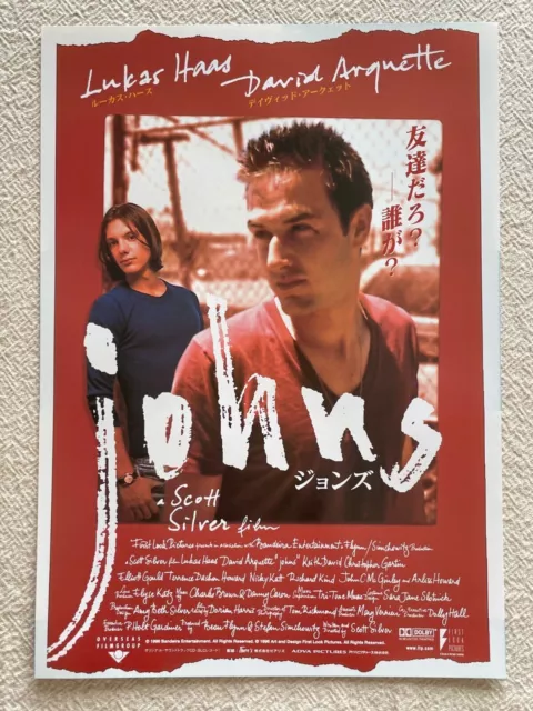Johns Scott Silver Lukas Haas David Arquette '97 Movie Flyer Japon
