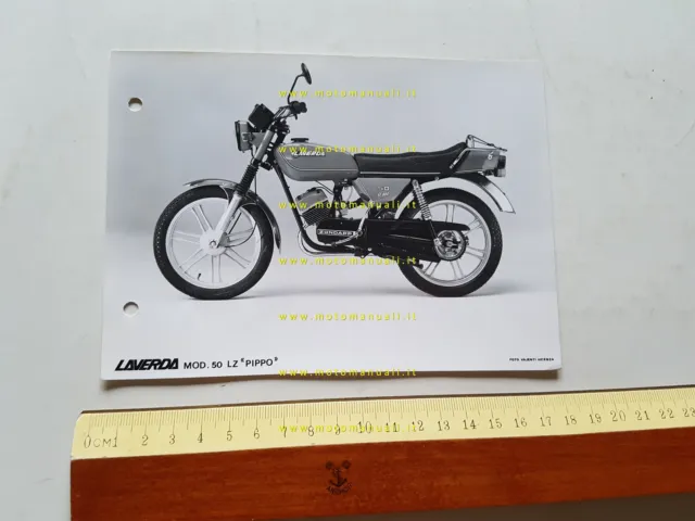 Laverda LZ 50 "Pippo" foto cartella stampa originale press kit photo