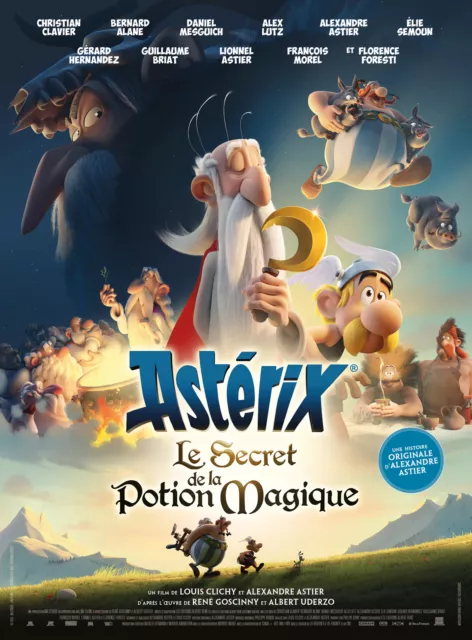 Astérix Le secret de la potion magique Affiche Cinéma ROULEE 160x120 cm Poster