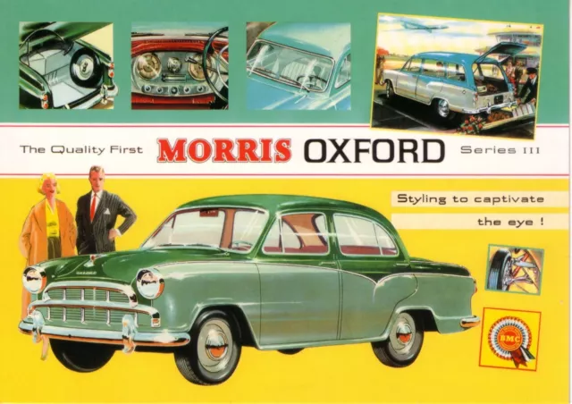 Morris Oxford Series 3 1957 Car Jumbo Fridge Magnet