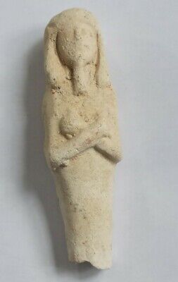 Rare Ancient Egyptian Faience Ushabti Figurine /500 B.c./