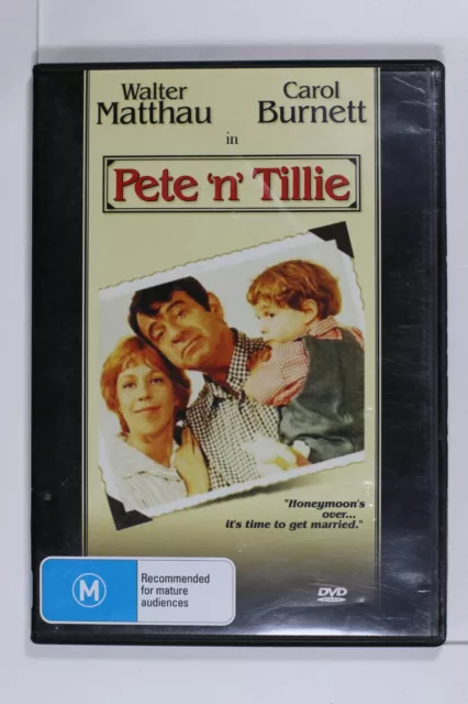 Pete 'n' Tillie - Walter Matthau - Region 4 - Preowned - Sent Tracking (D131)