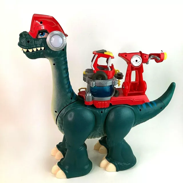 PLAYSKOOL DINOSAUR HEROES Chomp Squad Blazeasaurus Stomp Rescue