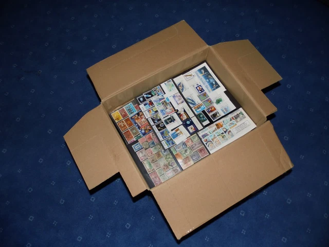Briefmarken Nachlass Sammlung im 7,8 Kg.Karton,Europa alle Welt und Diverses