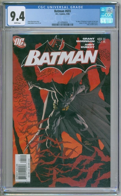 Batman 655 CGC Graded 9.4 NM 1st Damian Wayne DC Comics 2006