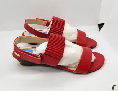 Comfort Corner Women's Fashionable Sandals Red - Size 7