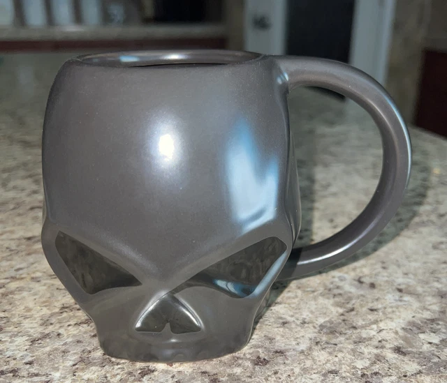 harley davidson skull mug