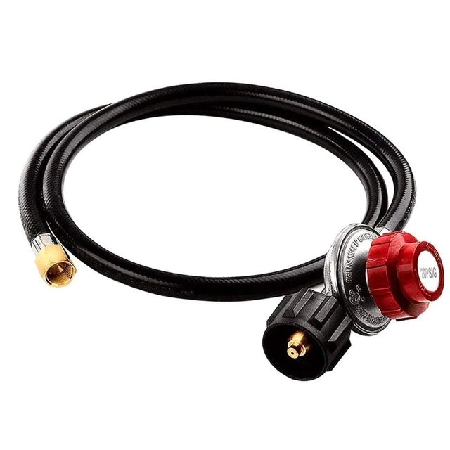 4 Ft High Pressure 0-20 PSI Adjustable Regulator with -1 Type Hose-Works Z2E3