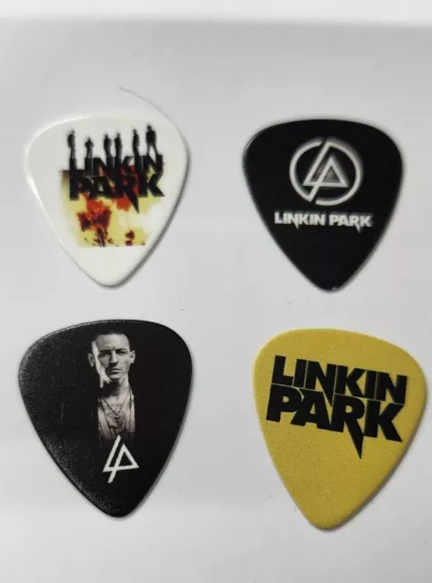 ‼️NEW‼️ 4 X Linkin Park GUITAR PLECTRUM 0.71MM Rock Nu Metal Chester Bennington