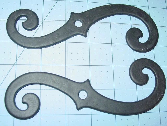 Vintage Exterior Shutter Dog S Hook Dead Black Blind Hardware H. B. Ives USA NOS