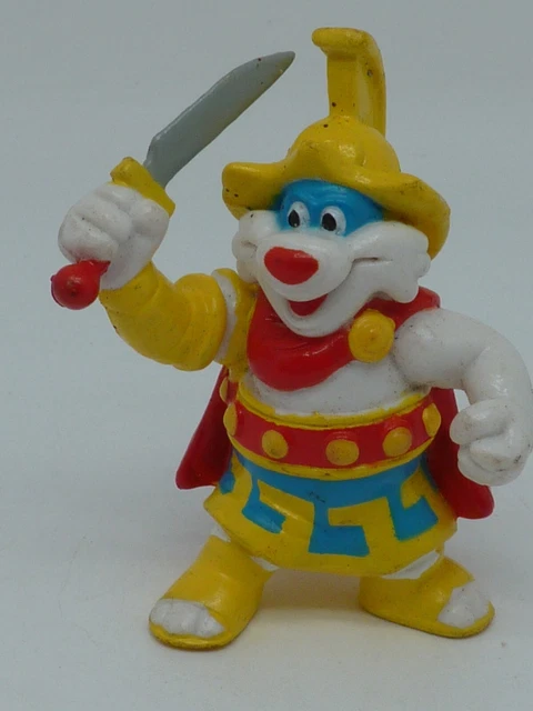 Figurine Publicitaire Vintage Flunch - Ours Préhistoire En PVC Plastique - Ancienne - état Occasion