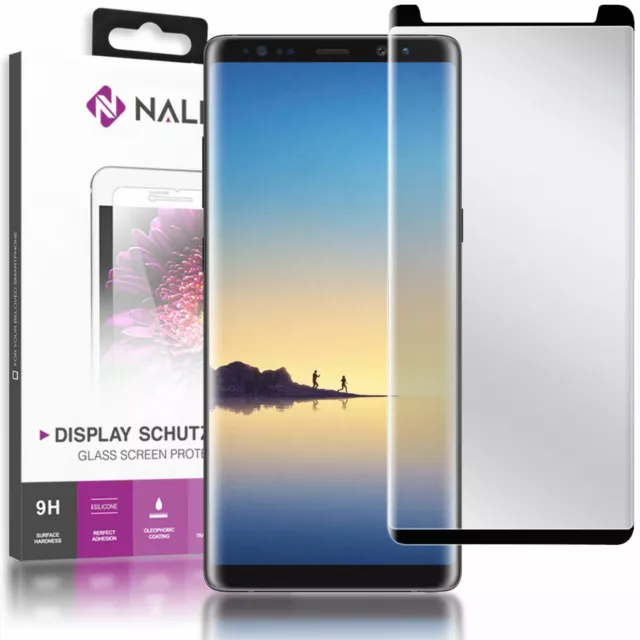 NALIA Sicht Schutz Glas für Samsung Galaxy Note 8, 9H Handy Blickschutz Folie