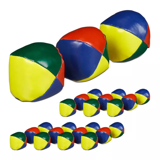 Juggling Balls Set of 24 for Beginners and Professionals Children Adults Ø 65 mm